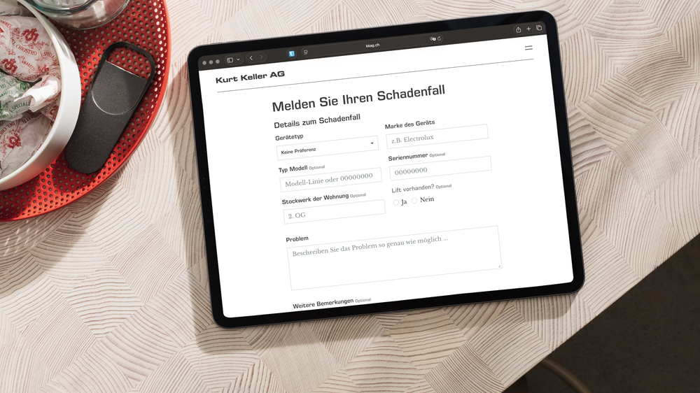 Gerätetausch anfragen